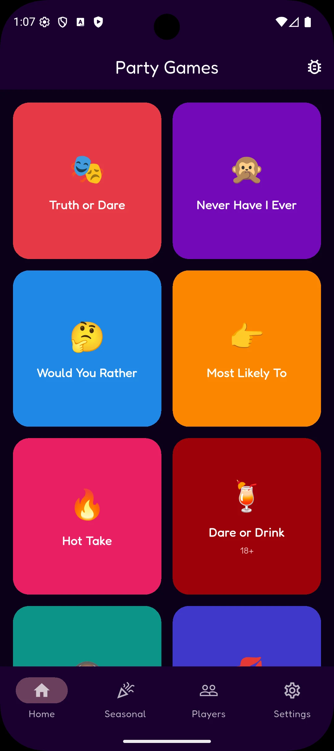 Party Games screenshot